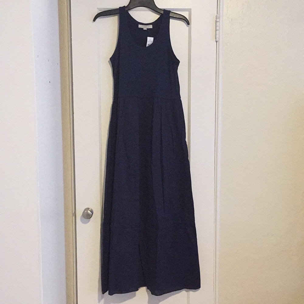 New Loft Navy Blue Maxi Dress!